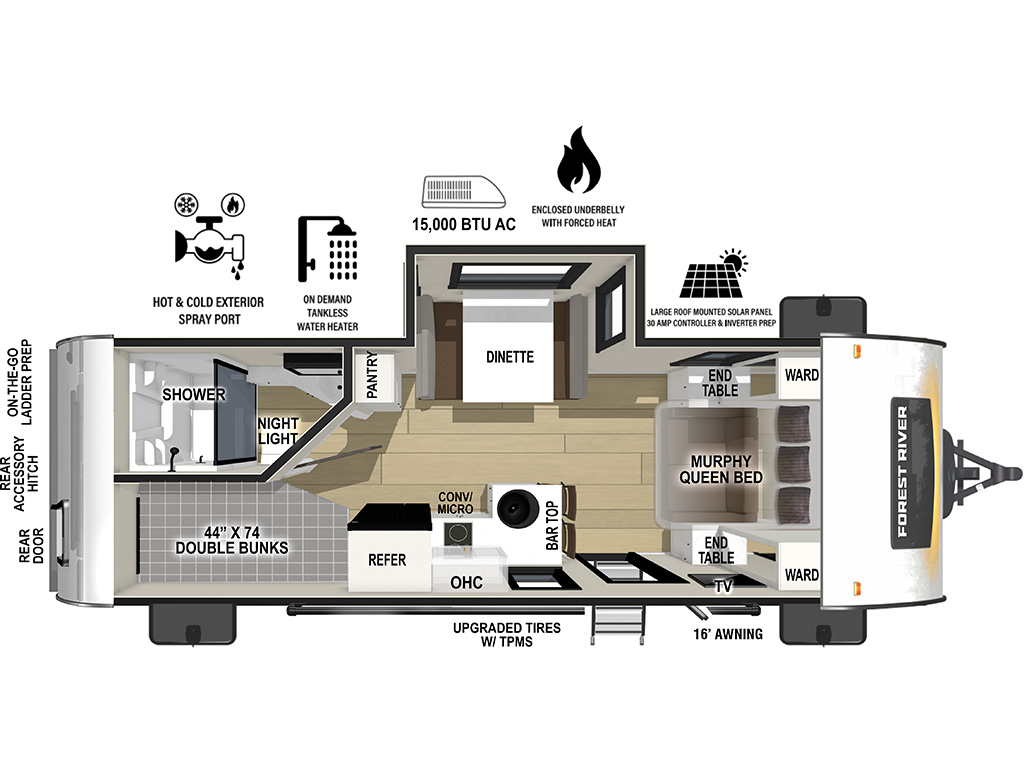 2026 R-Pod 203 Travel Trailer by Forest River On Sale (RVN25973)