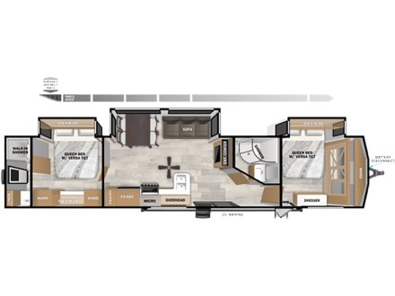 2027 Forest River Salem Villa 42dms