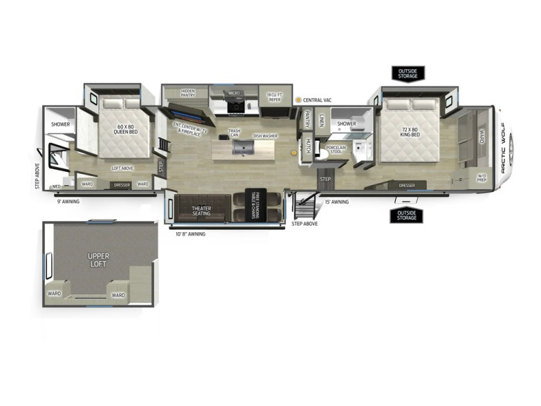 2027 Arctic Wolf 38DST Fifth Wheel