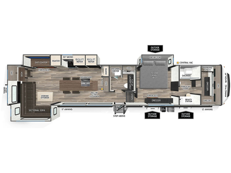2026 Arctic Wolf 38LEAH.G Fifth Wheel by Forest River On Sale