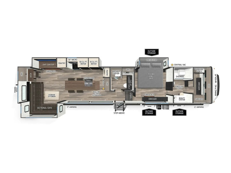 2027 Arctic Wolf 38LEAH.G Fifth Wheel