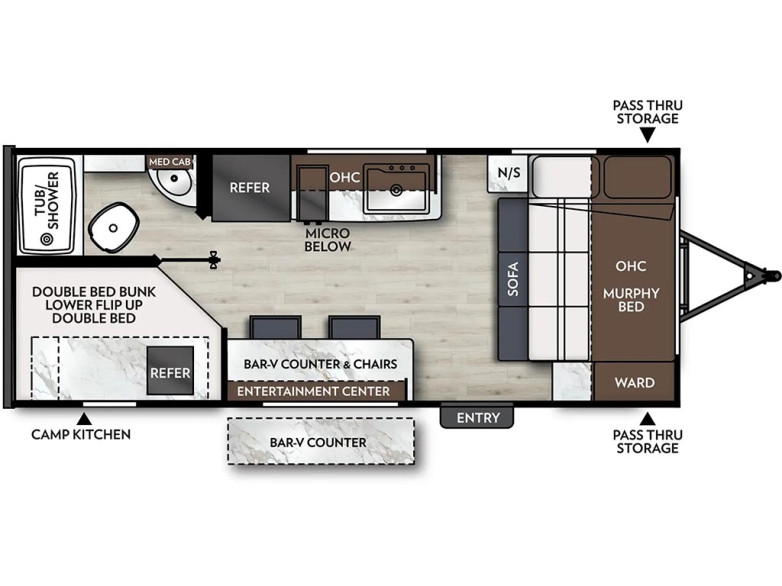 2026 Apex Nano 183BH Travel Trailer by Coachmen On Sale (RVN32257)