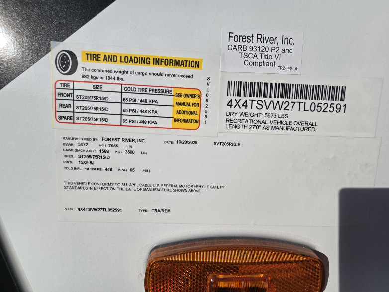 2026 Surveyor Legend 205RKLE Travel Trailer by Forest River On