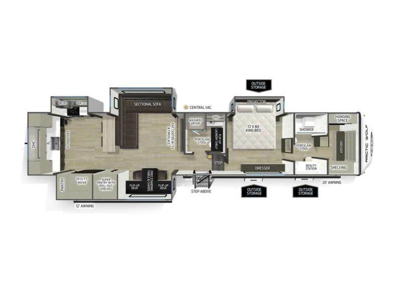 2027 Arctic Wolf 387ML Fifth Wheel