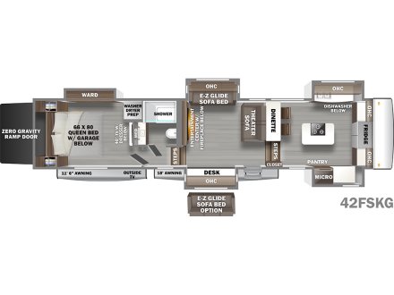 2027 Forest River Riverstone 42fskg