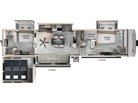 2027 Milestone 39TB Fifth Wheel Link to Photo 845701