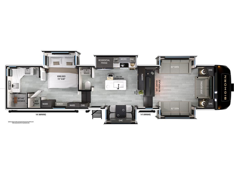 2027 Bighorn 39FL Fifth Wheel