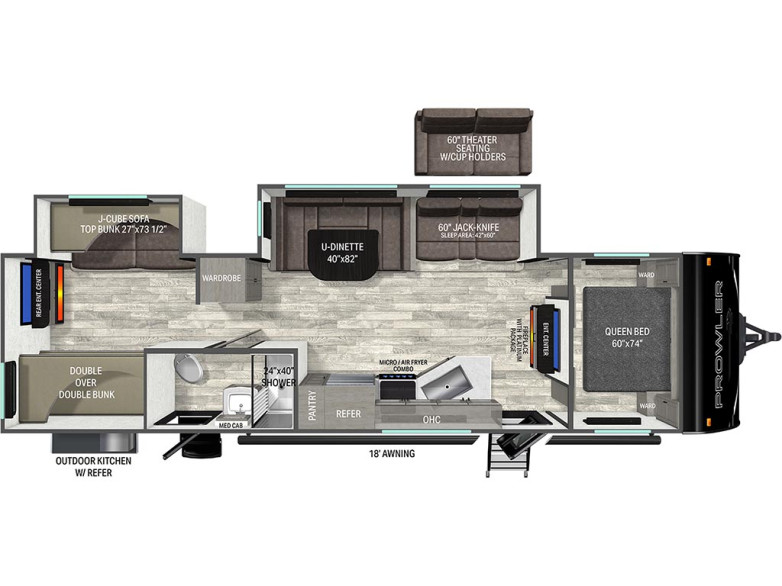 2027 Prowler 3202DSB Travel Trailer