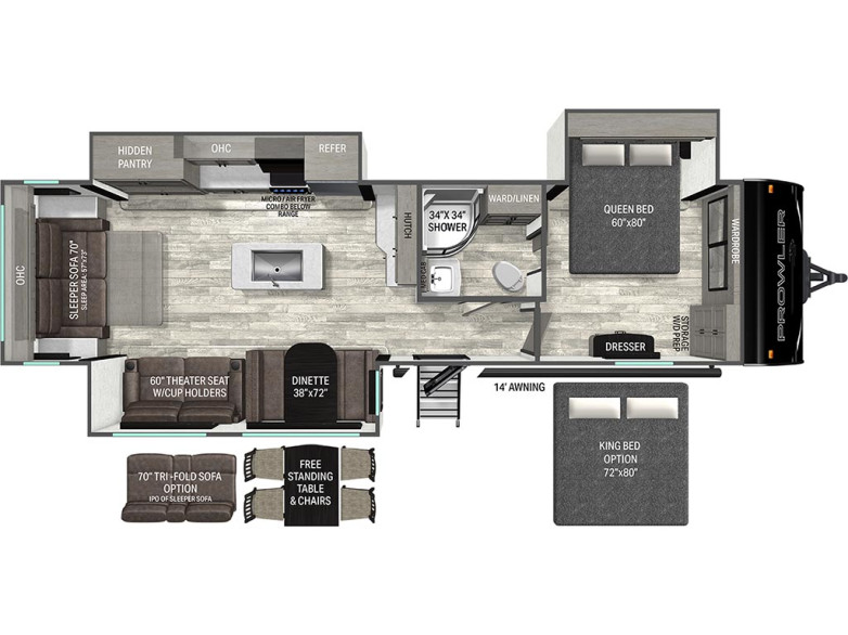 2027 Prowler 3301RLT Travel Trailer