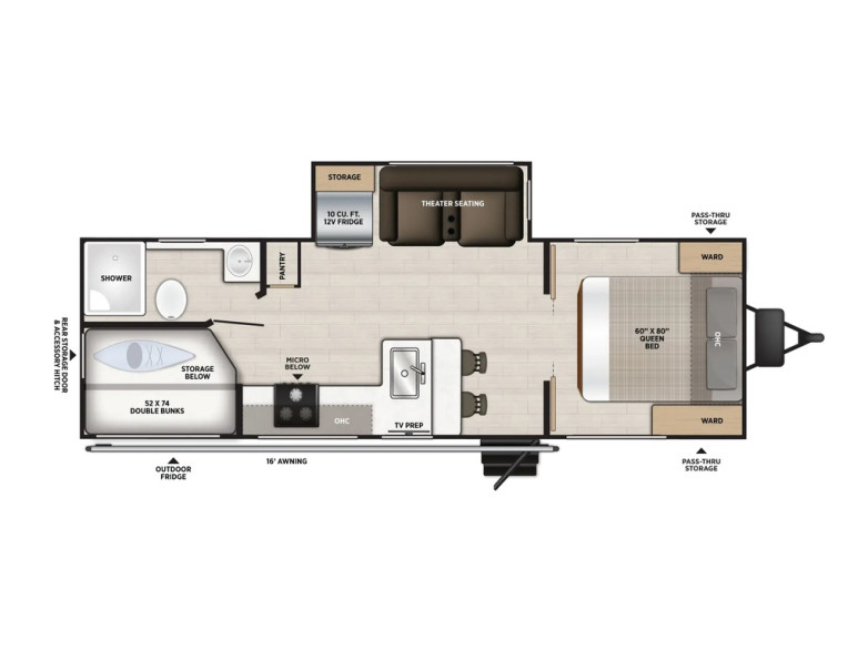 2027 Hemisphere Hyper Lyte 245BHHL Travel Trailer