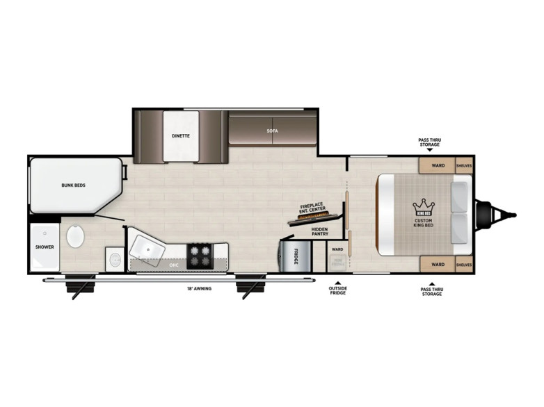 2027 Salem 26DBHD Travel Trailer