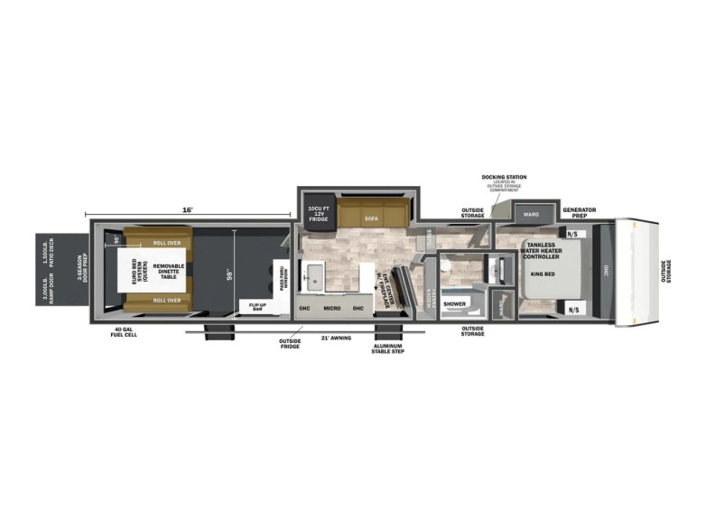2027 XLR Boost 366BX Toy Hauler (Fifth Wheel)