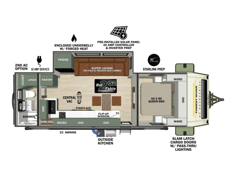 2027 No Boundaries (NOBO) NB21.0 Travel Trailer