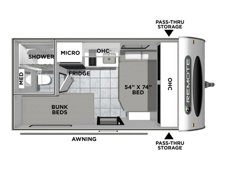 2027 Remote 12.2R Travel Trailer