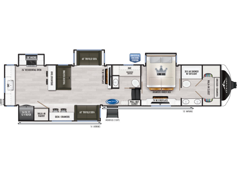 2027 Ahara 395FB Fifth Wheel