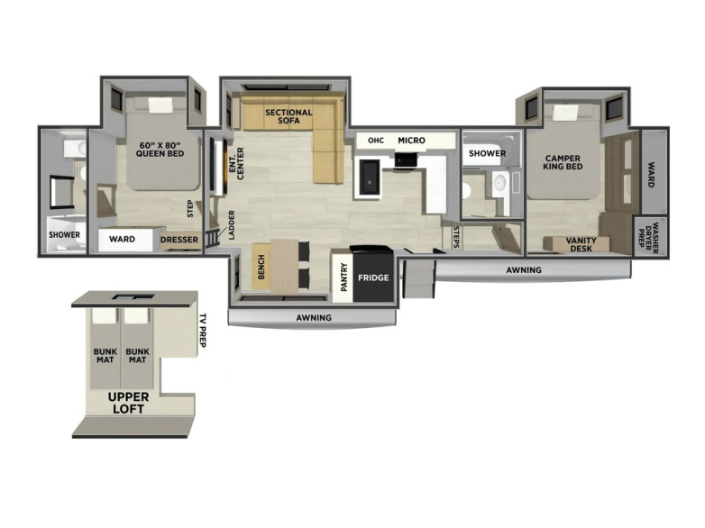 2027 Sierra 3905DB Fifth Wheel