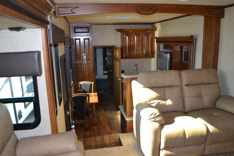 2015 XLR Thunderbolt 385AMP Toy Hauler (Fifth Wheel) by Forest River On Sale (RVN3494)