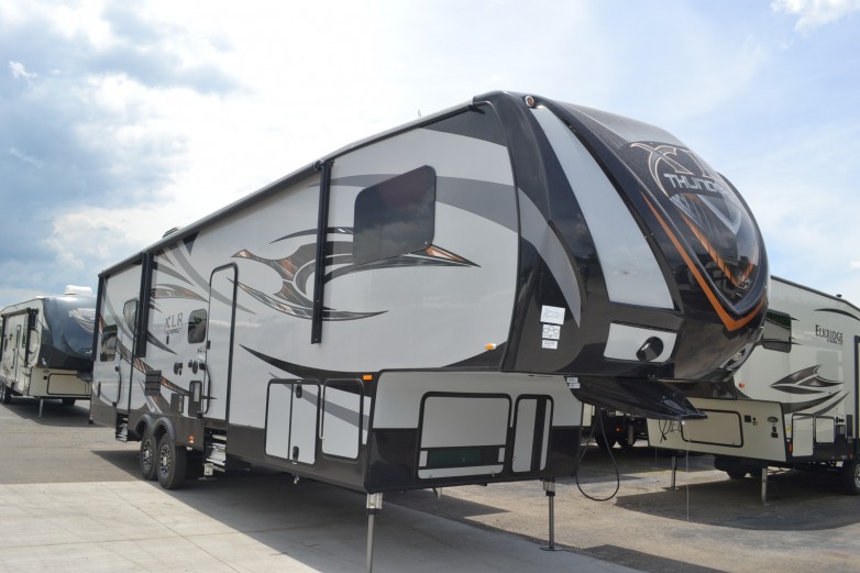 2017 XLR Thunderbolt 340AMP Toy Hauler (Fifth Wheel) by Forest River On Sale (RVN6448)